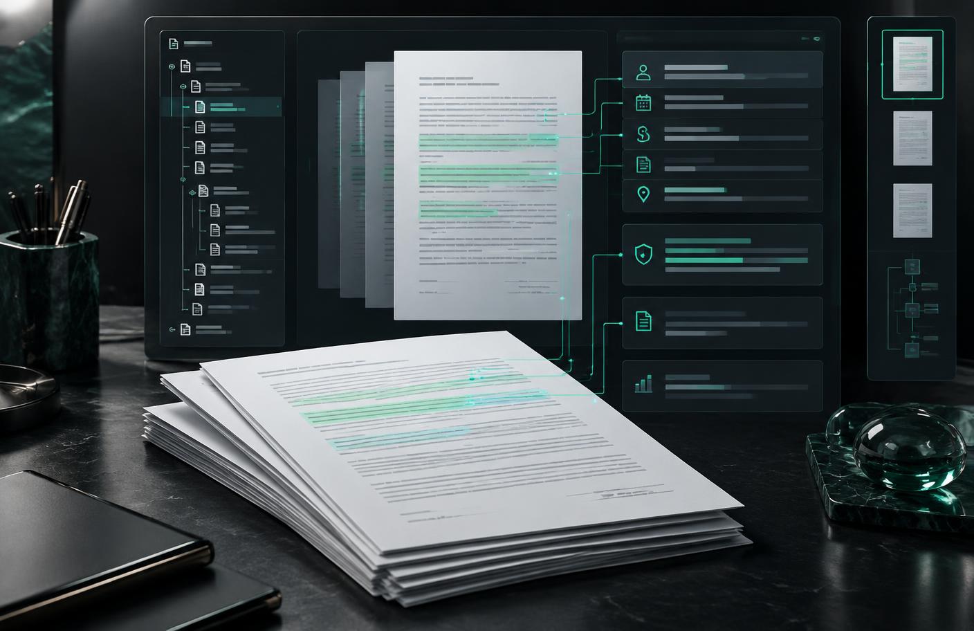 AI document intelligence analyzing enterprise contracts