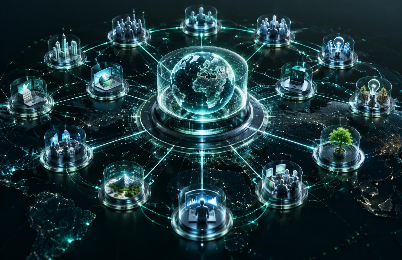 Global AI community and knowledge network